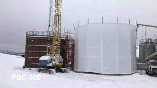 Емкость Резервуар вертикальный стальной РВС 600