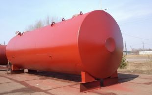 Емкость Резервуар стальной горизонтальный наземный Ремстроймаш РГСН-20
