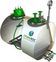 Емкость ГРИНЛОС Емкость стальная 10 м3 горизонтальная наземная с подогревом